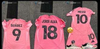Ousmane Dembele po meczu z Interem Miami zgarnął TE TRZY koszulki piłkarzy rywala xD